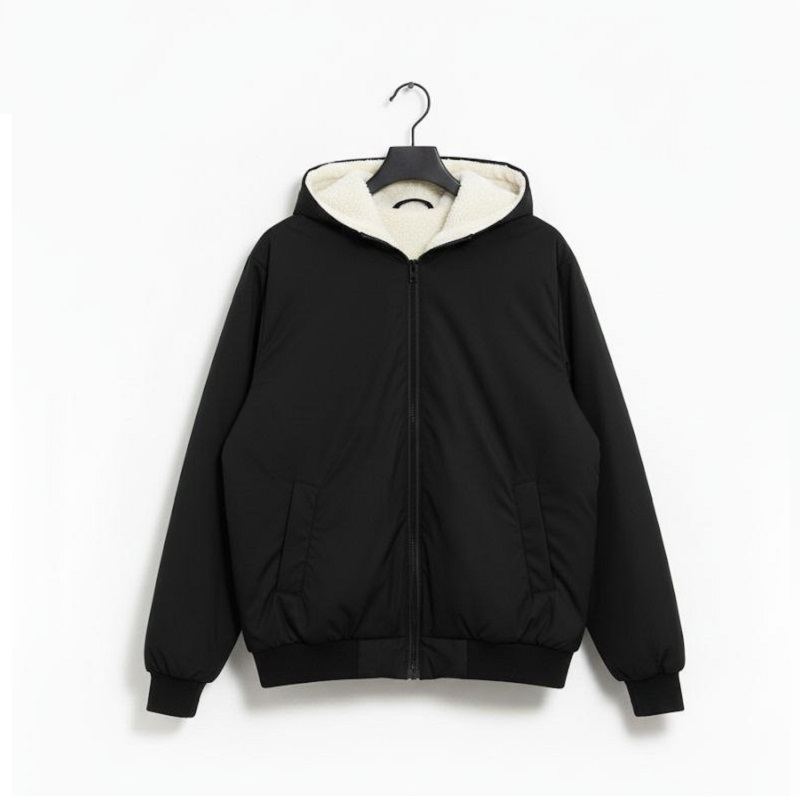 کاپشن ضدآب داخل خزتدی-مشکی